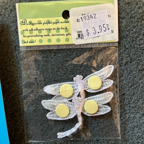 Decorative Details Scrapbook Stickers Patches Dragonfly Dragonflies Appliqué NEW - Picture 5 of 5
